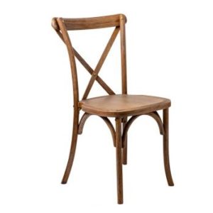 Chestnut crossback chair